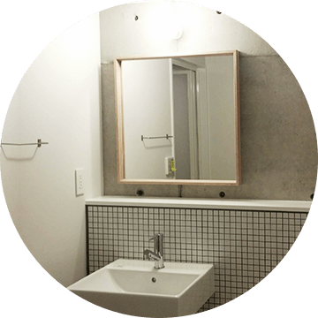 洗髪洗面化粧台